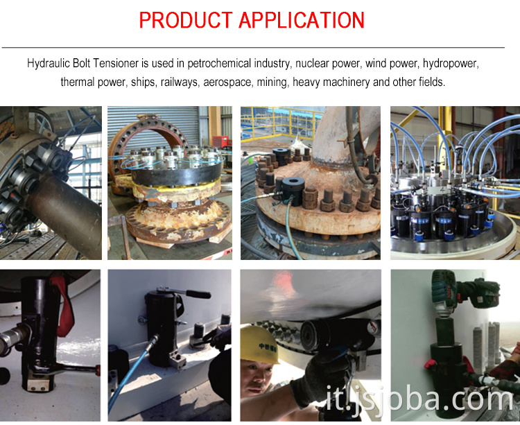 chiave di coppia di tensione del bullone idraulico con 1 "